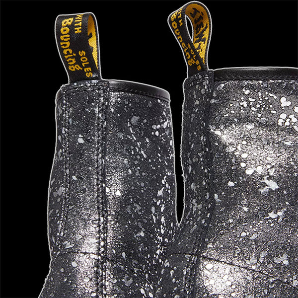 Dr Martens - 1460 Black Metallic Leather Boots