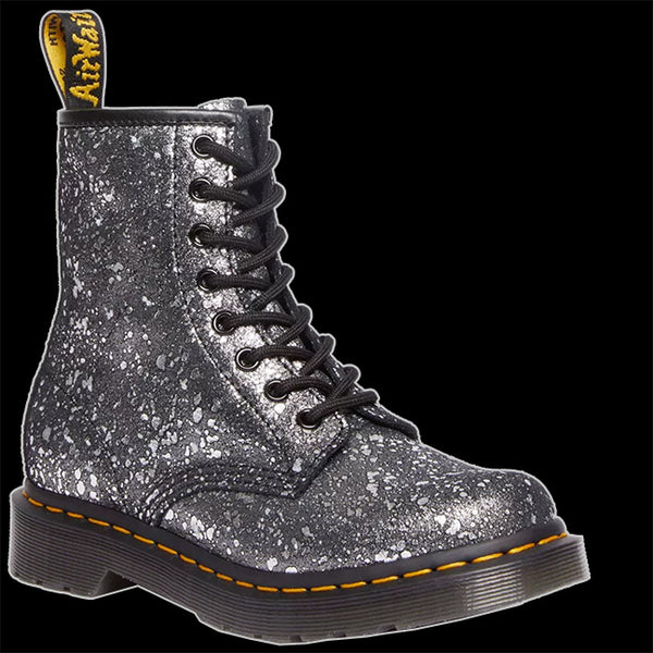 Dr Martens - 1460 Black Metallic Leather Boots 30770001 