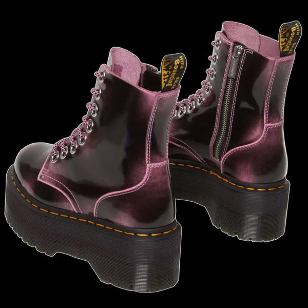 Dr Martens 8 Eyelet Pink Rub Off Boot 31413446 Vixens and Angels