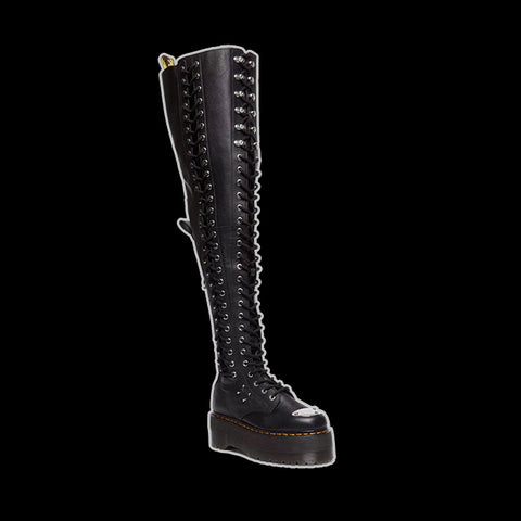 Dr. Martens - 28-Eye Extreme Max Virginia Leather Knee High Boots