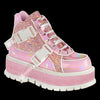 Demonia - Pink Slacker Sneaker