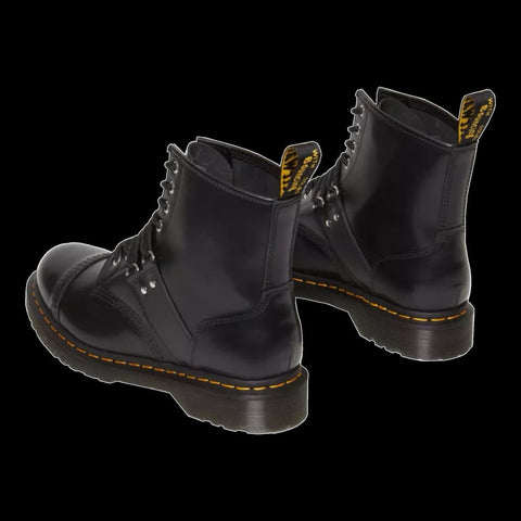 Dr Martens - 1460 Hardware Polished Smooth Leather Lace Up Boots