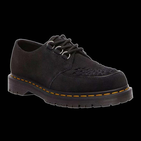 Dr Martens - Black Ramsey Woven Leather Creepers