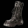 New Rock - Artemis 4 Buckle Black Moon Boot