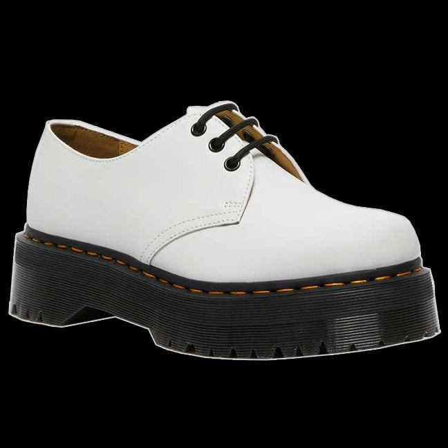 1461 Smooth Leather Platform Shoes in White