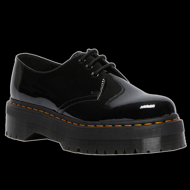 1461 Women's Patent Leather Oxford Shoes, Black