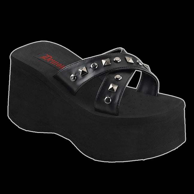 Demonia - Stud Flip Flop Funn-29 Sandal